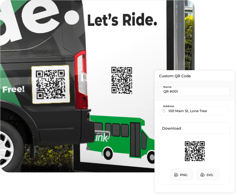 Microtransit QR Codes